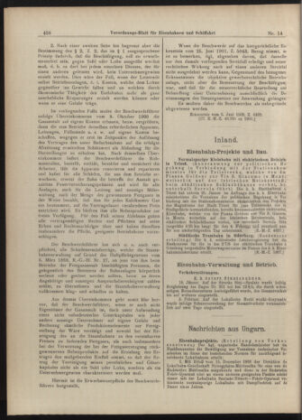 Verordnungs-Blatt für Eisenbahnen und Schiffahrt: Veröffentlichungen in Tarif- und Transport-Angelegenheiten 19040206 Seite: 2