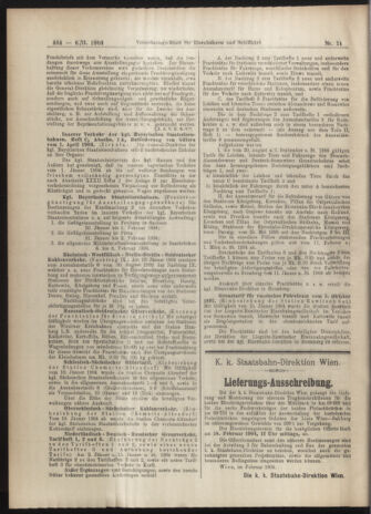 Verordnungs-Blatt für Eisenbahnen und Schiffahrt: Veröffentlichungen in Tarif- und Transport-Angelegenheiten 19040206 Seite: 8