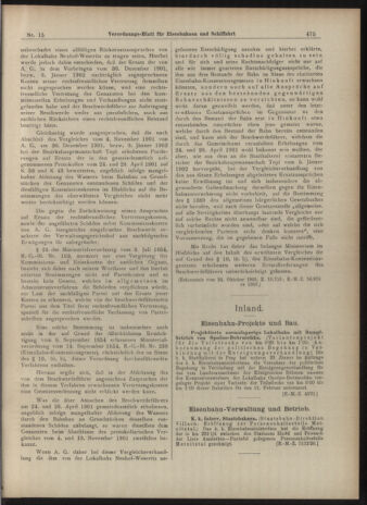 Verordnungs-Blatt für Eisenbahnen und Schiffahrt: Veröffentlichungen in Tarif- und Transport-Angelegenheiten 19040209 Seite: 3