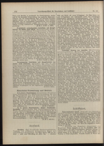 Verordnungs-Blatt für Eisenbahnen und Schiffahrt: Veröffentlichungen in Tarif- und Transport-Angelegenheiten 19040218 Seite: 16