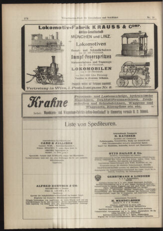 Verordnungs-Blatt für Eisenbahnen und Schiffahrt: Veröffentlichungen in Tarif- und Transport-Angelegenheiten 19040218 Seite: 18