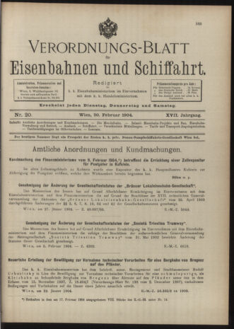 Verordnungs-Blatt für Eisenbahnen und Schiffahrt: Veröffentlichungen in Tarif- und Transport-Angelegenheiten