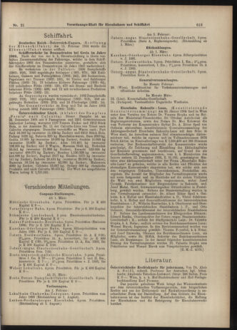 Verordnungs-Blatt für Eisenbahnen und Schiffahrt: Veröffentlichungen in Tarif- und Transport-Angelegenheiten 19040223 Seite: 13