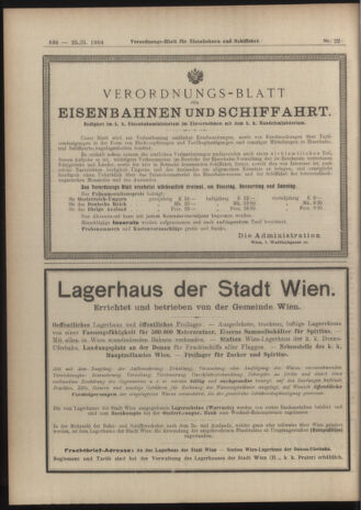 Verordnungs-Blatt für Eisenbahnen und Schiffahrt: Veröffentlichungen in Tarif- und Transport-Angelegenheiten 19040225 Seite: 10