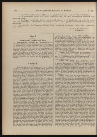 Verordnungs-Blatt für Eisenbahnen und Schiffahrt: Veröffentlichungen in Tarif- und Transport-Angelegenheiten 19040301 Seite: 6