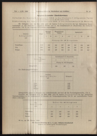 Verordnungs-Blatt für Eisenbahnen und Schiffahrt: Veröffentlichungen in Tarif- und Transport-Angelegenheiten 19040308 Seite: 10