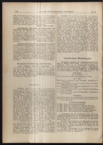 Verordnungs-Blatt für Eisenbahnen und Schiffahrt: Veröffentlichungen in Tarif- und Transport-Angelegenheiten 19040308 Seite: 8