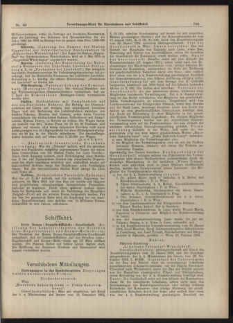 Verordnungs-Blatt für Eisenbahnen und Schiffahrt: Veröffentlichungen in Tarif- und Transport-Angelegenheiten 19040315 Seite: 3