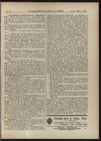 Verordnungs-Blatt für Eisenbahnen und Schiffahrt: Veröffentlichungen in Tarif- und Transport-Angelegenheiten 19040315 Seite: 7