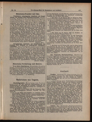 Verordnungs-Blatt für Eisenbahnen und Schiffahrt: Veröffentlichungen in Tarif- und Transport-Angelegenheiten 19040324 Seite: 5