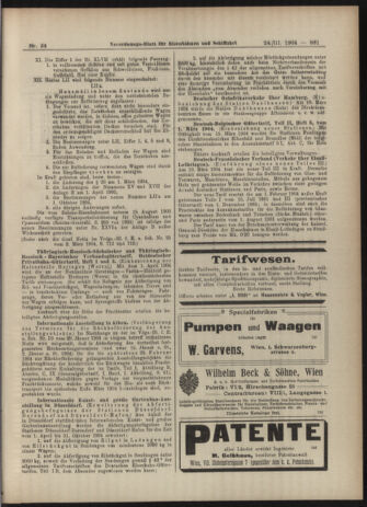 Verordnungs-Blatt für Eisenbahnen und Schiffahrt: Veröffentlichungen in Tarif- und Transport-Angelegenheiten 19040324 Seite: 9