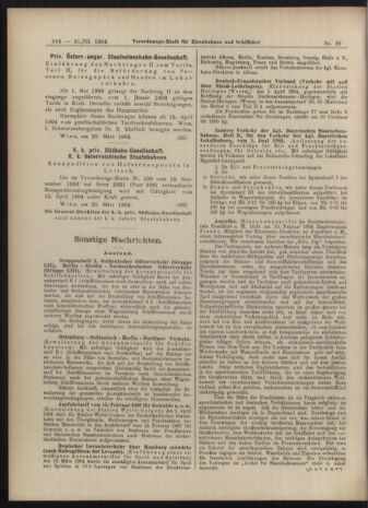 Verordnungs-Blatt für Eisenbahnen und Schiffahrt: Veröffentlichungen in Tarif- und Transport-Angelegenheiten 19040331 Seite: 8