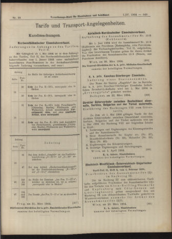 Verordnungs-Blatt für Eisenbahnen und Schiffahrt: Veröffentlichungen in Tarif- und Transport-Angelegenheiten 19040407 Seite: 5