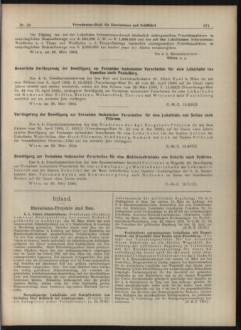 Verordnungs-Blatt für Eisenbahnen und Schiffahrt: Veröffentlichungen in Tarif- und Transport-Angelegenheiten 19040409 Seite: 3