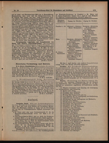 Verordnungs-Blatt für Eisenbahnen und Schiffahrt: Veröffentlichungen in Tarif- und Transport-Angelegenheiten 19040409 Seite: 5