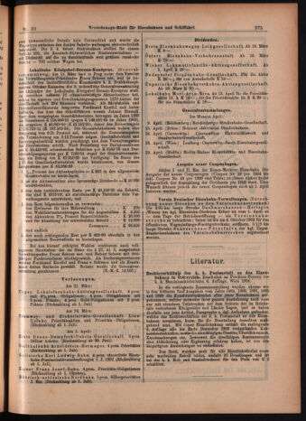 Verordnungs-Blatt für Eisenbahnen und Schiffahrt: Veröffentlichungen in Tarif- und Transport-Angelegenheiten 19040409 Seite: 7