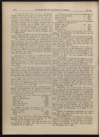 Verordnungs-Blatt für Eisenbahnen und Schiffahrt: Veröffentlichungen in Tarif- und Transport-Angelegenheiten 19040421 Seite: 14