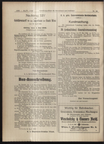 Verordnungs-Blatt für Eisenbahnen und Schiffahrt: Veröffentlichungen in Tarif- und Transport-Angelegenheiten 19040421 Seite: 24