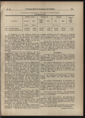 Verordnungs-Blatt für Eisenbahnen und Schiffahrt: Veröffentlichungen in Tarif- und Transport-Angelegenheiten 19040421 Seite: 5