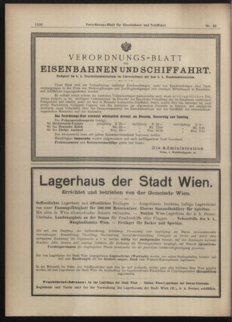 Verordnungs-Blatt für Eisenbahnen und Schiffahrt: Veröffentlichungen in Tarif- und Transport-Angelegenheiten 19040423 Seite: 12