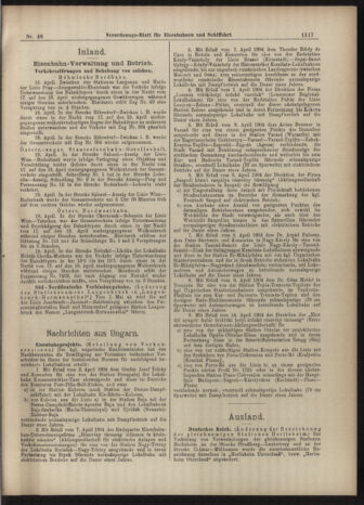 Verordnungs-Blatt für Eisenbahnen und Schiffahrt: Veröffentlichungen in Tarif- und Transport-Angelegenheiten 19040426 Seite: 5