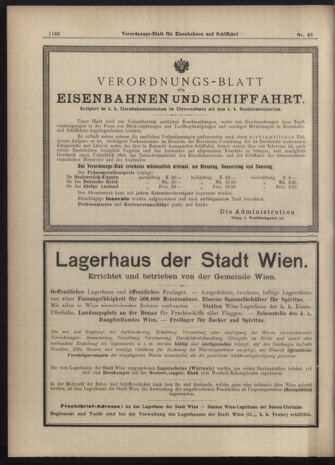 Verordnungs-Blatt für Eisenbahnen und Schiffahrt: Veröffentlichungen in Tarif- und Transport-Angelegenheiten 19040430 Seite: 8