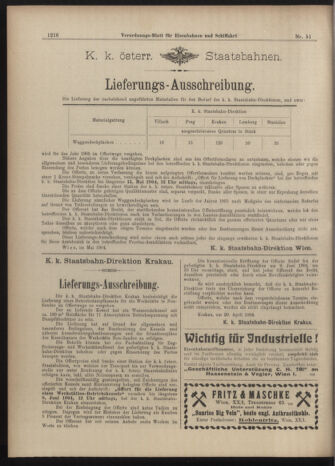 Verordnungs-Blatt für Eisenbahnen und Schiffahrt: Veröffentlichungen in Tarif- und Transport-Angelegenheiten 19040507 Seite: 8