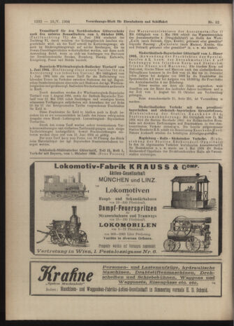 Verordnungs-Blatt für Eisenbahnen und Schiffahrt: Veröffentlichungen in Tarif- und Transport-Angelegenheiten 19040510 Seite: 8