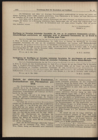 Verordnungs-Blatt für Eisenbahnen und Schiffahrt: Veröffentlichungen in Tarif- und Transport-Angelegenheiten 19040519 Seite: 4