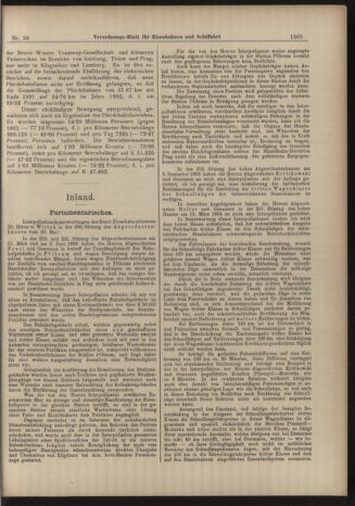 Verordnungs-Blatt für Eisenbahnen und Schiffahrt: Veröffentlichungen in Tarif- und Transport-Angelegenheiten 19040519 Seite: 5