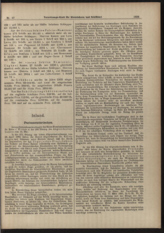 Verordnungs-Blatt für Eisenbahnen und Schiffahrt: Veröffentlichungen in Tarif- und Transport-Angelegenheiten 19040521 Seite: 3