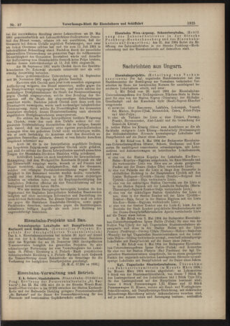 Verordnungs-Blatt für Eisenbahnen und Schiffahrt: Veröffentlichungen in Tarif- und Transport-Angelegenheiten 19040521 Seite: 5