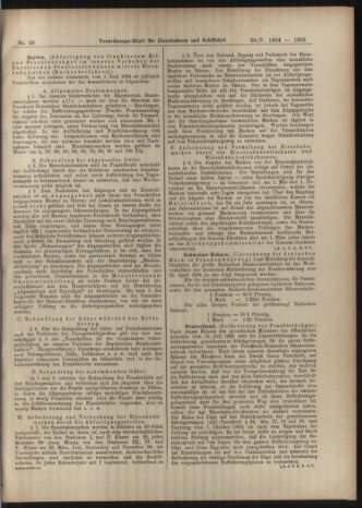 Verordnungs-Blatt für Eisenbahnen und Schiffahrt: Veröffentlichungen in Tarif- und Transport-Angelegenheiten 19040528 Seite: 9