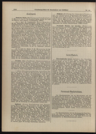 Verordnungs-Blatt für Eisenbahnen und Schiffahrt: Veröffentlichungen in Tarif- und Transport-Angelegenheiten 19040531 Seite: 4