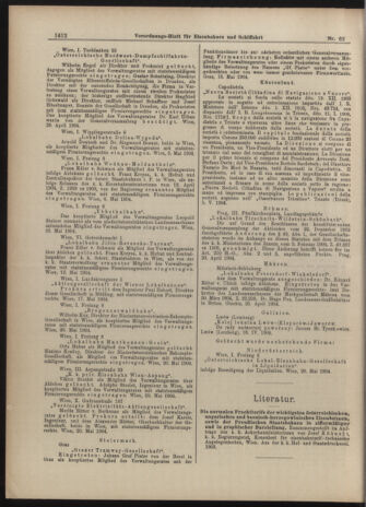 Verordnungs-Blatt für Eisenbahnen und Schiffahrt: Veröffentlichungen in Tarif- und Transport-Angelegenheiten 19040604 Seite: 4