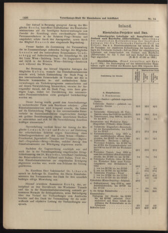 Verordnungs-Blatt für Eisenbahnen und Schiffahrt: Veröffentlichungen in Tarif- und Transport-Angelegenheiten 19040609 Seite: 4