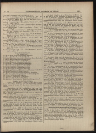 Verordnungs-Blatt für Eisenbahnen und Schiffahrt: Veröffentlichungen in Tarif- und Transport-Angelegenheiten 19040609 Seite: 7