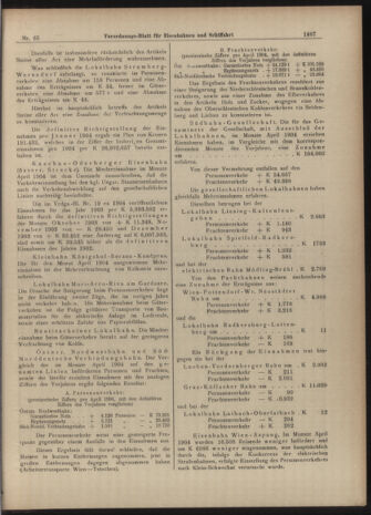 Verordnungs-Blatt für Eisenbahnen und Schiffahrt: Veröffentlichungen in Tarif- und Transport-Angelegenheiten 19040611 Seite: 15