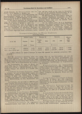 Verordnungs-Blatt für Eisenbahnen und Schiffahrt: Veröffentlichungen in Tarif- und Transport-Angelegenheiten 19040611 Seite: 5