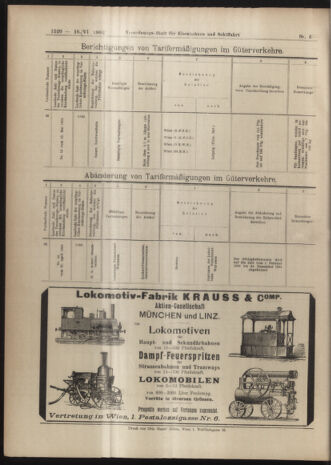 Verordnungs-Blatt für Eisenbahnen und Schiffahrt: Veröffentlichungen in Tarif- und Transport-Angelegenheiten 19040616 Seite: 16