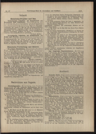 Verordnungs-Blatt für Eisenbahnen und Schiffahrt: Veröffentlichungen in Tarif- und Transport-Angelegenheiten 19040616 Seite: 9