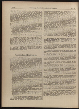 Verordnungs-Blatt für Eisenbahnen und Schiffahrt: Veröffentlichungen in Tarif- und Transport-Angelegenheiten 19040623 Seite: 8