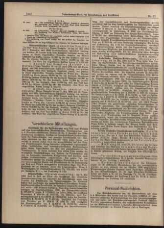 Verordnungs-Blatt für Eisenbahnen und Schiffahrt: Veröffentlichungen in Tarif- und Transport-Angelegenheiten 19040625 Seite: 4