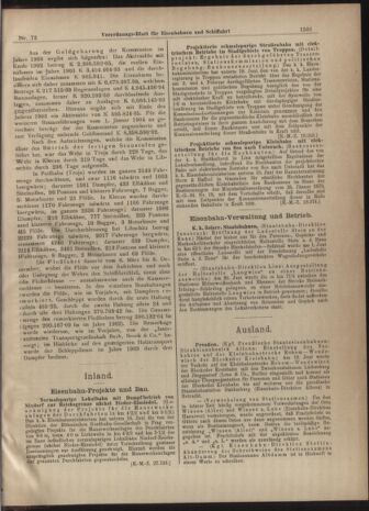 Verordnungs-Blatt für Eisenbahnen und Schiffahrt: Veröffentlichungen in Tarif- und Transport-Angelegenheiten 19040628 Seite: 3