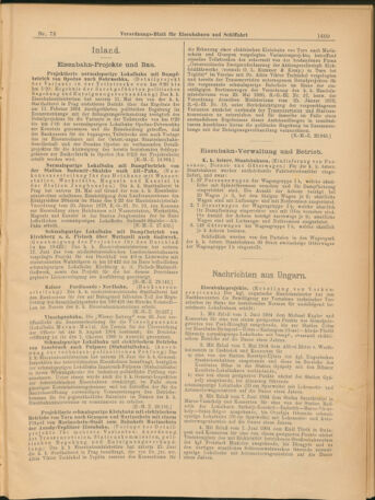 Verordnungs-Blatt für Eisenbahnen und Schiffahrt: Veröffentlichungen in Tarif- und Transport-Angelegenheiten 19040702 Seite: 5