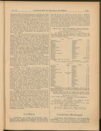 Verordnungs-Blatt für Eisenbahnen und Schiffahrt: Veröffentlichungen in Tarif- und Transport-Angelegenheiten 19040705 Seite: 5