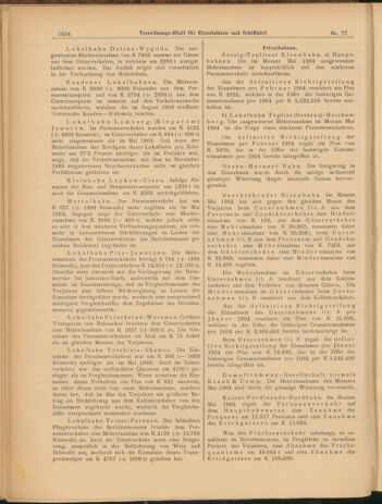 Verordnungs-Blatt für Eisenbahnen und Schiffahrt: Veröffentlichungen in Tarif- und Transport-Angelegenheiten 19040712 Seite: 14