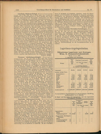 Verordnungs-Blatt für Eisenbahnen und Schiffahrt: Veröffentlichungen in Tarif- und Transport-Angelegenheiten 19040712 Seite: 18