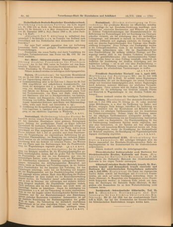 Verordnungs-Blatt für Eisenbahnen und Schiffahrt: Veröffentlichungen in Tarif- und Transport-Angelegenheiten 19040719 Seite: 13