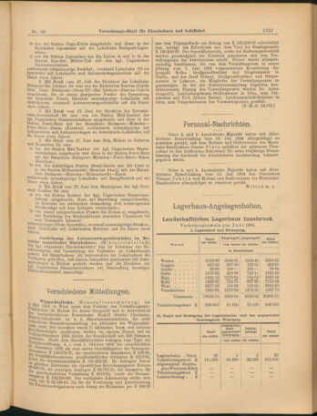 Verordnungs-Blatt für Eisenbahnen und Schiffahrt: Veröffentlichungen in Tarif- und Transport-Angelegenheiten 19040719 Seite: 9